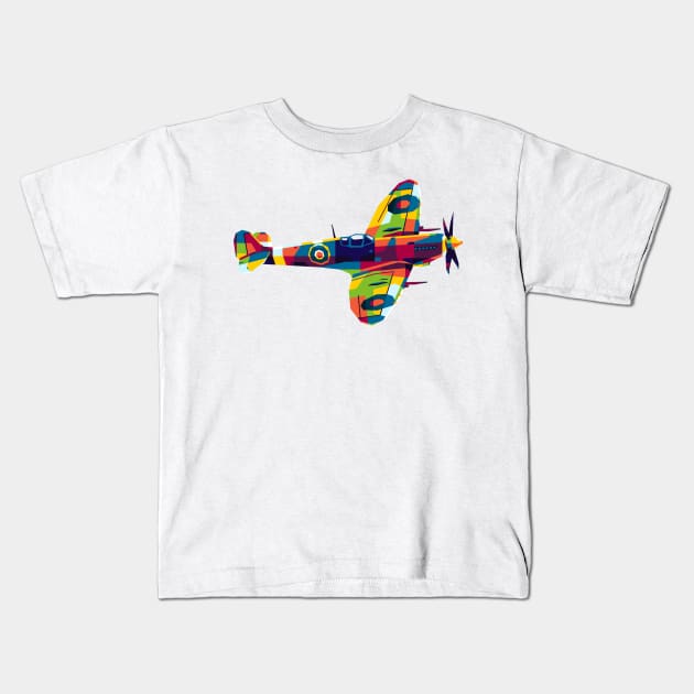 Spitfire Kids T-Shirt by wpaprint